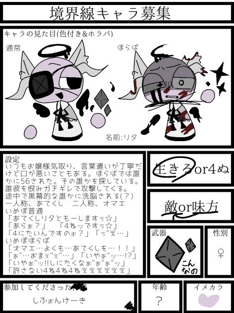 キャラ募