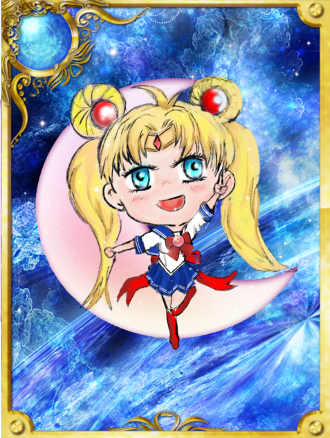 Chibi Sailor Moon  Fanart