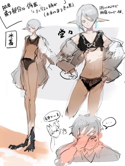 娯楽体(水着)