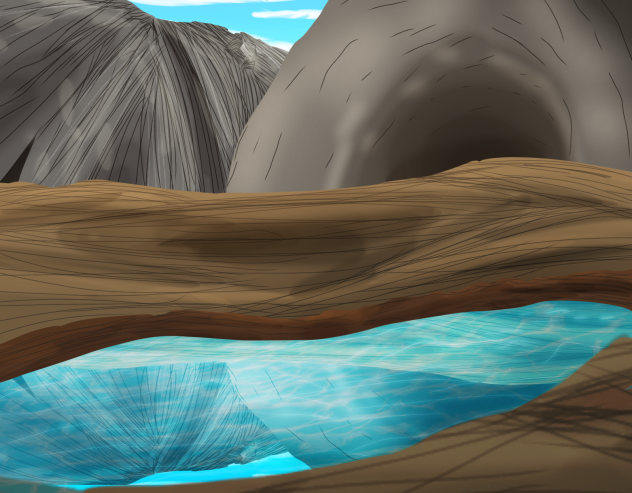 The river