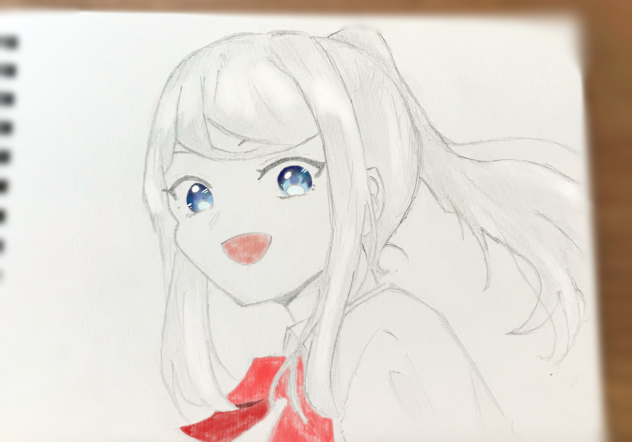 好きなとこだけ色塗った