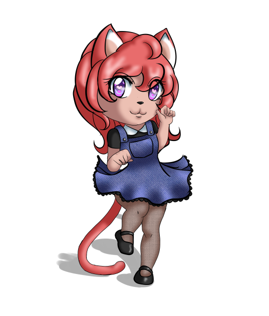 Cute kitty girl