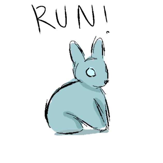 run rabbit - ibisPaint