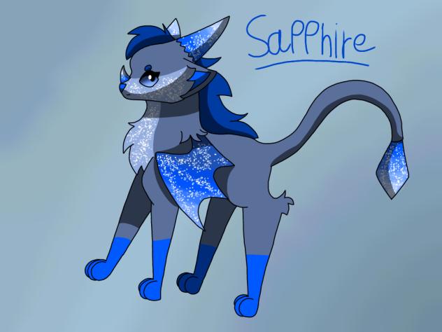 Dragons, Gem Dragon, Sapphire.