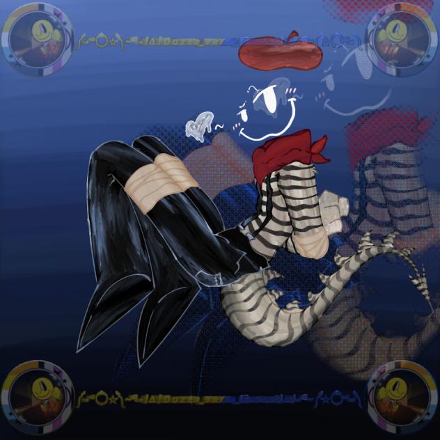 Mime tied up