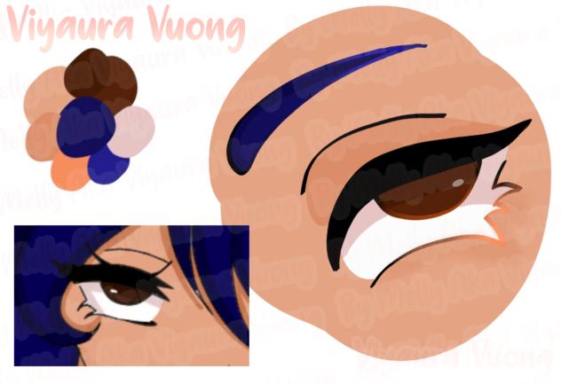 Redid My Ocs Eye + Tried New Artstyle