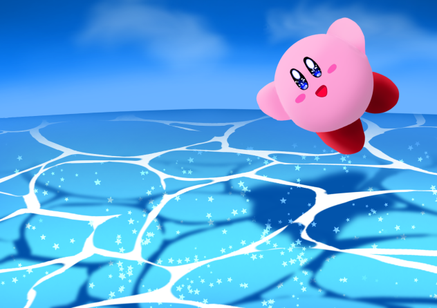 飛び込めカービィ！