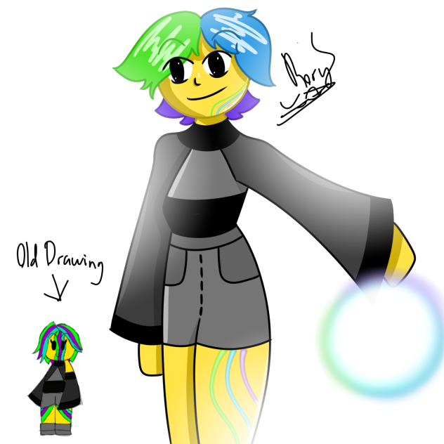 Redrawing an OC from 2022