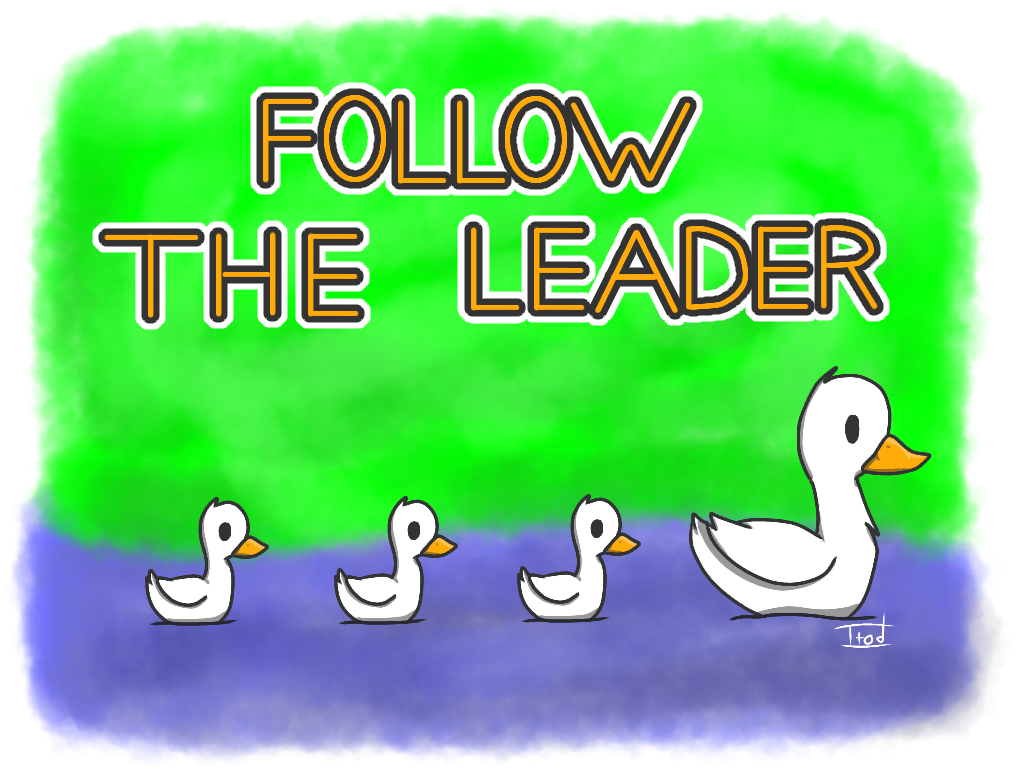 Follow the leader ibisPaint