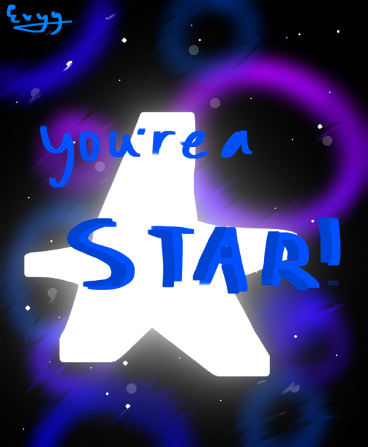 You’re a star!⭐️