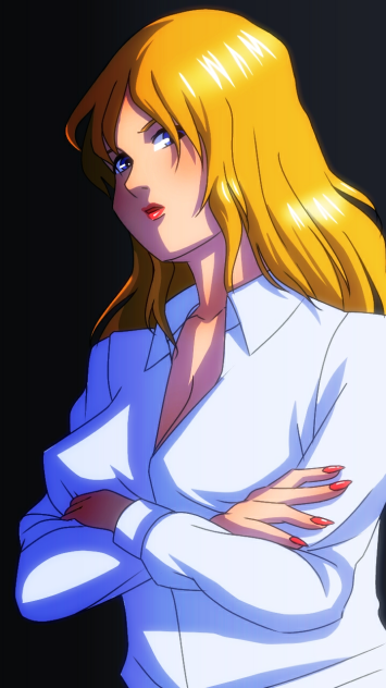 冷たい視線の女