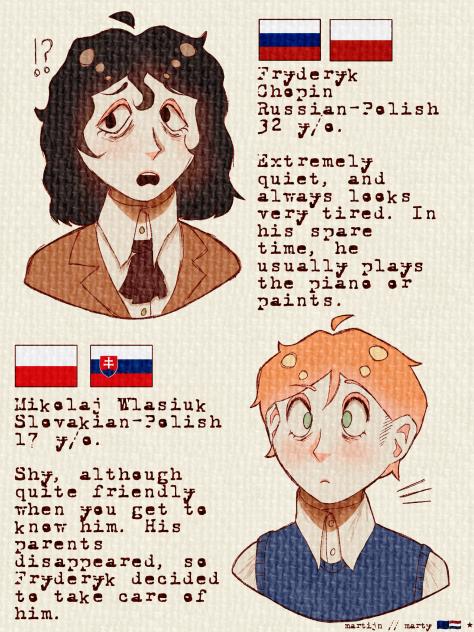 Fryderyk + Mikołaj doodles