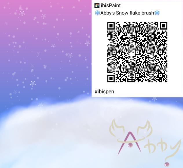 Abby's Snow Flake brush - ibisPaint