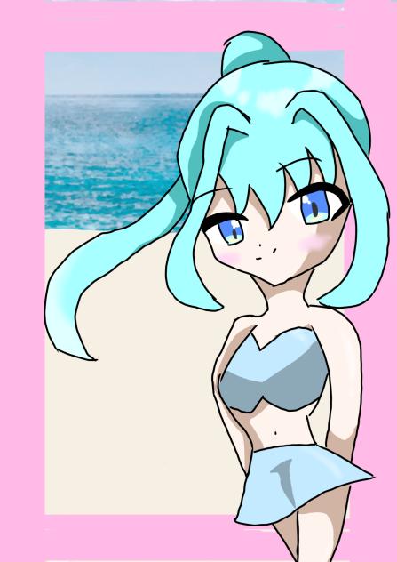 海の女の子