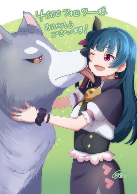 4000フォロワー記念絵