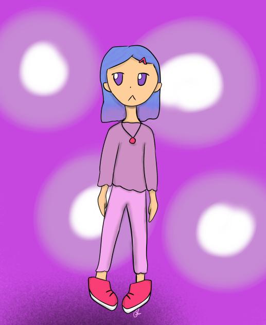 Espeon as a human