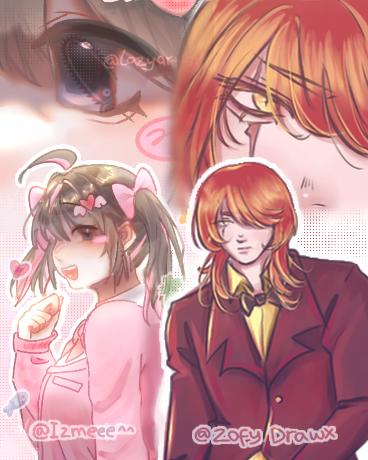 COLLAB WITH MY SCHOOL-MATE♡