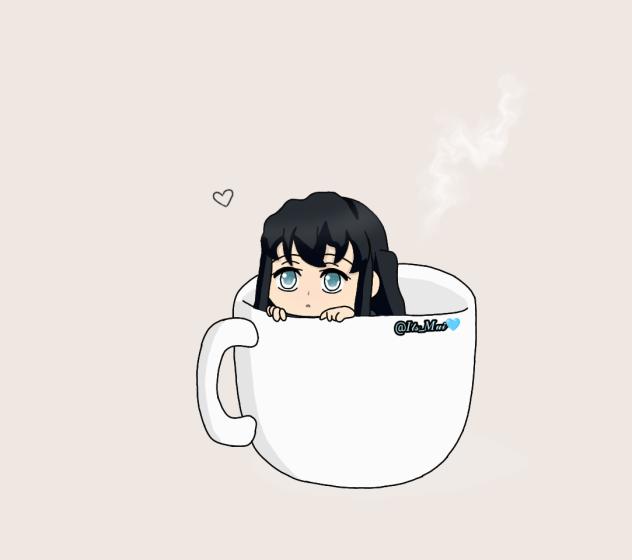 Muichiro in a mug