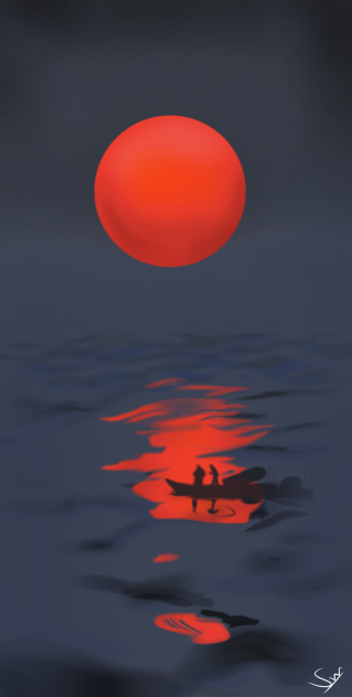sunset - ibisPaint