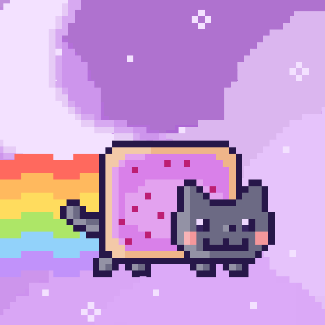 Nyan Cat Pixel Art!