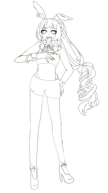 誰かに塗って欲しい線画