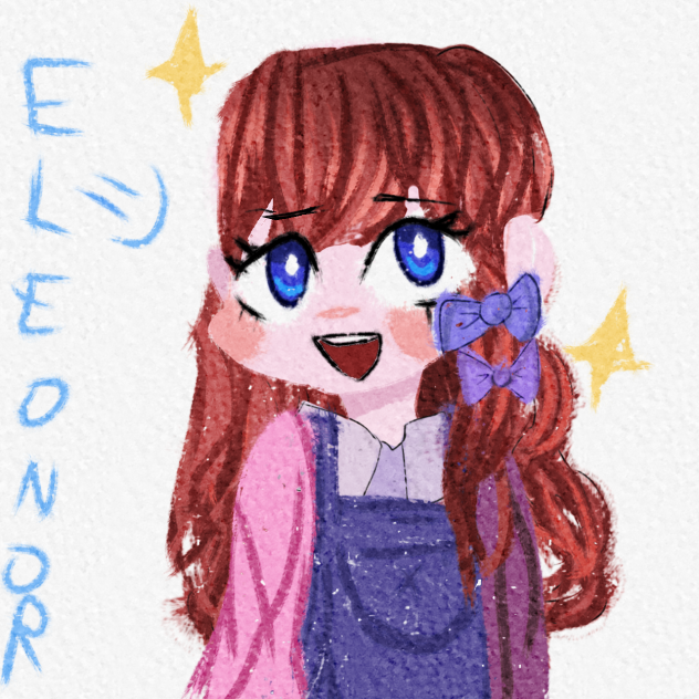 Eleonor in chalk drawing