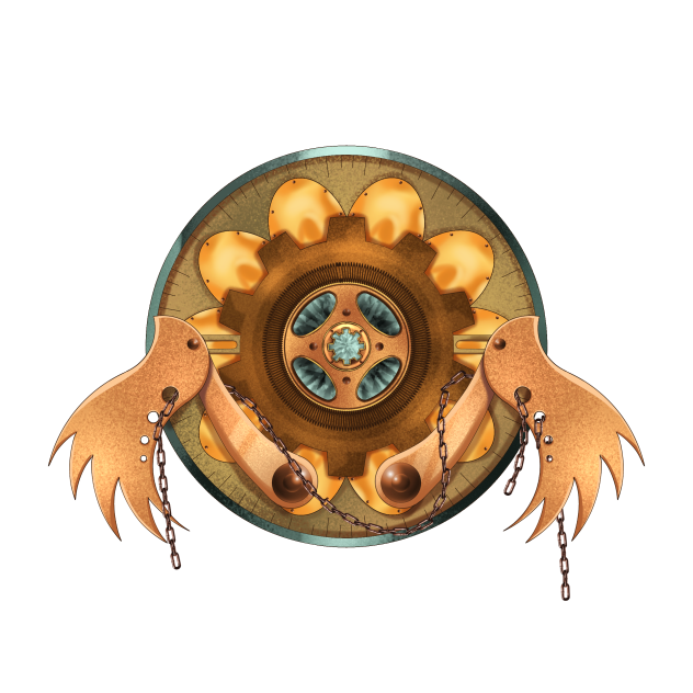 Steampunk Badge 03