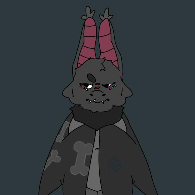 bat fursona inspired by besties fursona