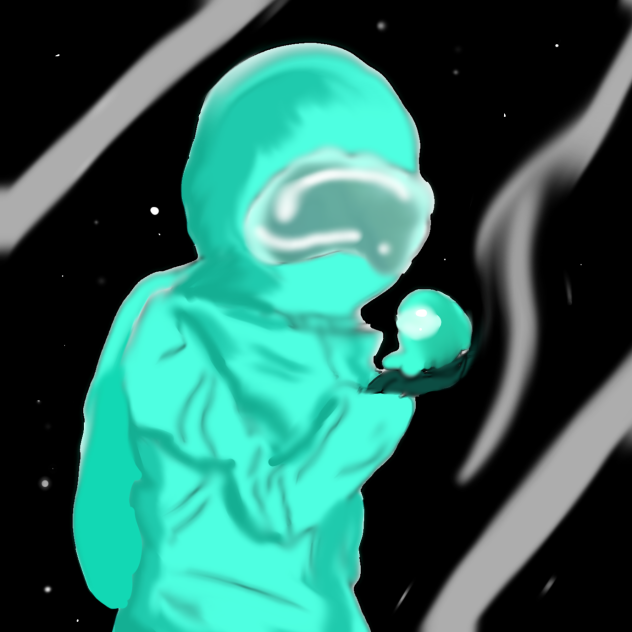 among us teal FRIENDS