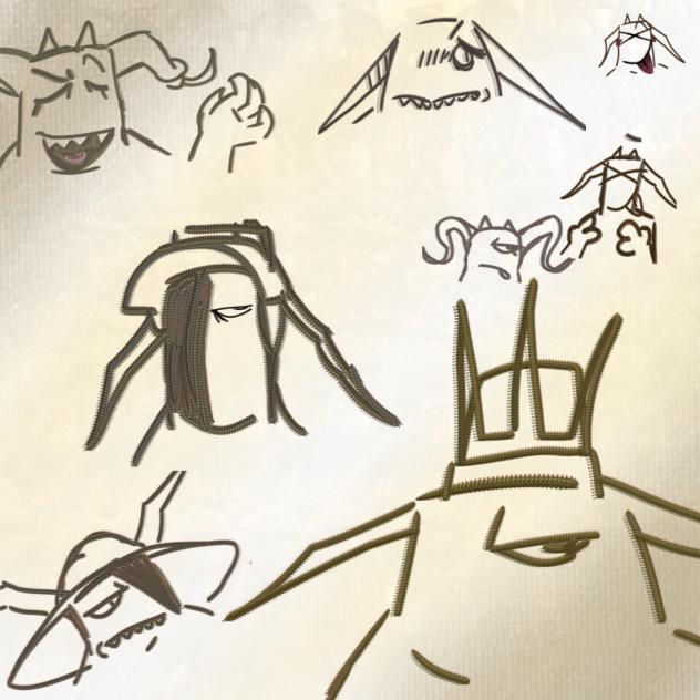silly snike doodles