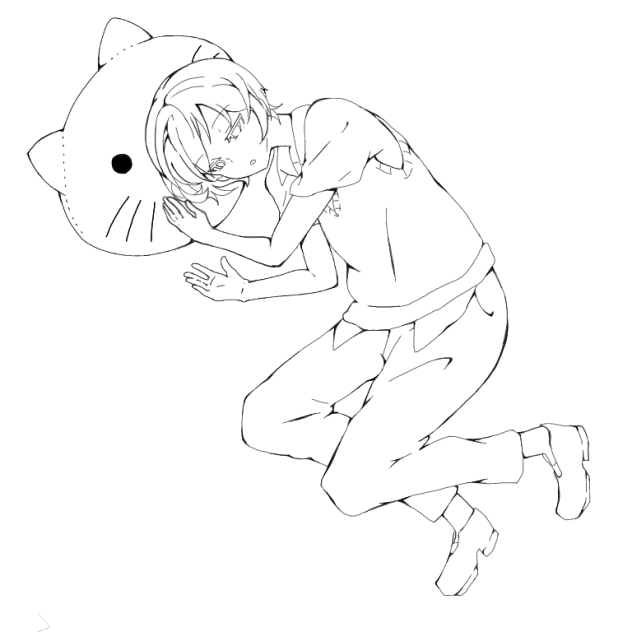 朔間凛月 線画 塗ってください