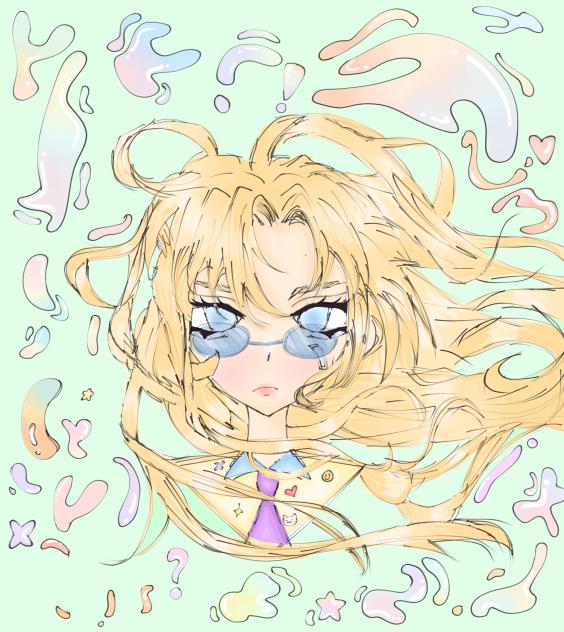 coloring with KA ZU MI's line art!