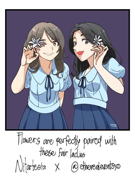 Me & @ethrealeventsxo Selfie 7(Colored)