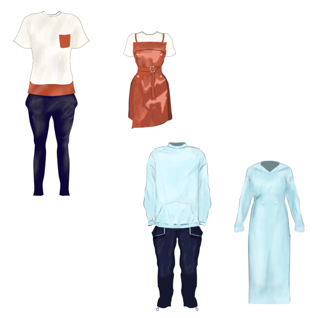 Matching clothes for Couples ibisPaint