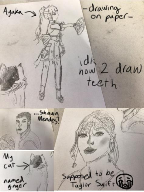 I draw better on paper than digital