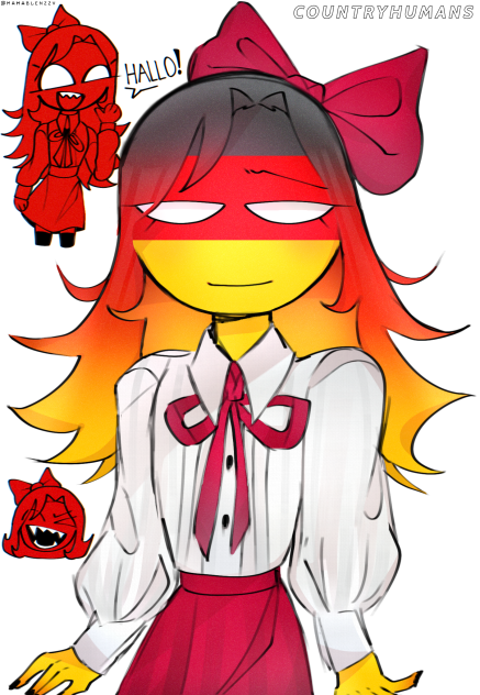 West Germany (Female) - Countryhumans