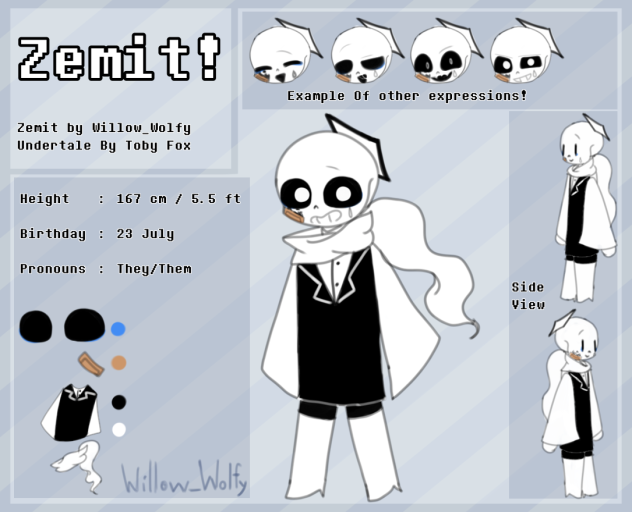 Zemit (Black robe) reference sheet