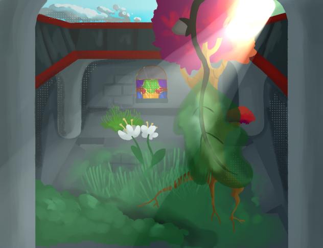 Ugly background drawing