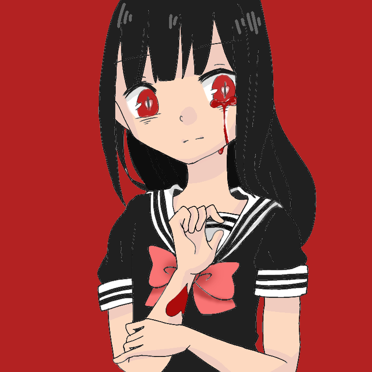 不幸だねー Ibispaint