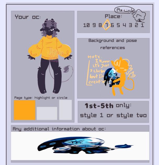 StarieAce prize sheet