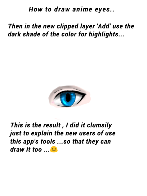 How to draw anime eyes.
