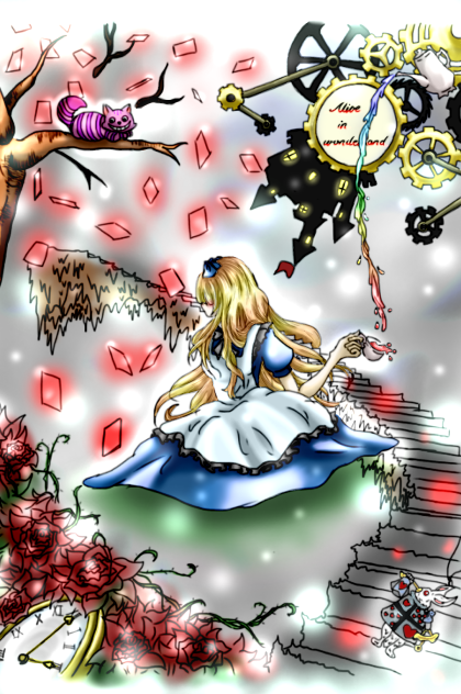 【線画】アリス【お借りしました】