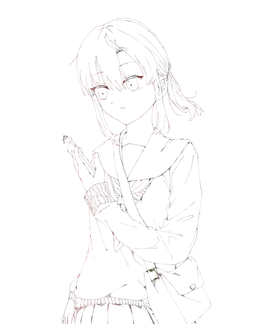 朱坂爽羅  ぬりえ