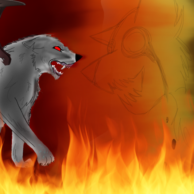 demon wolf speed paint - ibisPaint