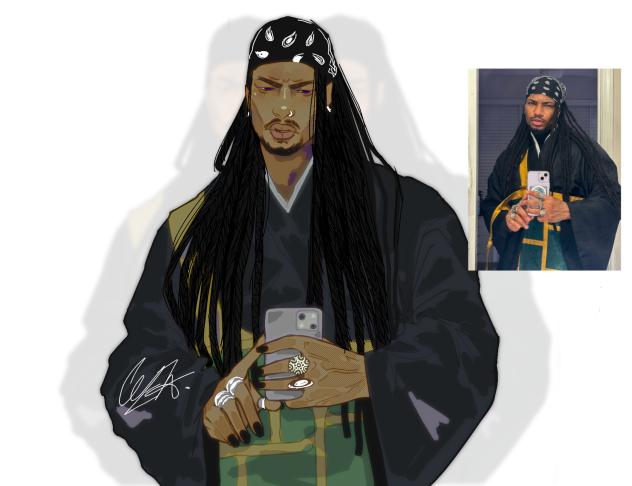 cool looking guy - ibisPaint