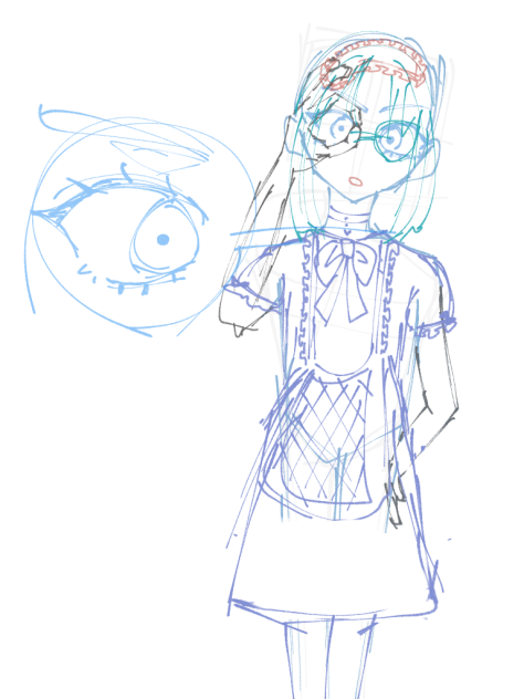 ラフ女装メイド