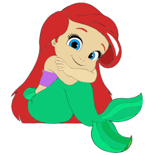 Ariel de pequeña