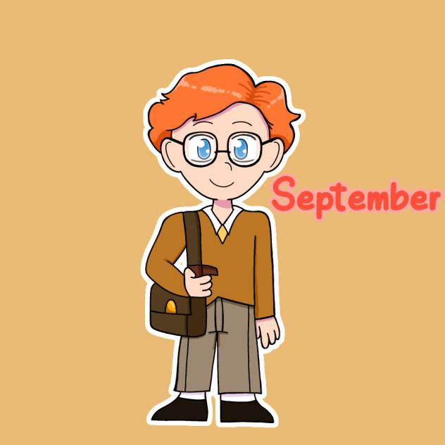 September) human, month