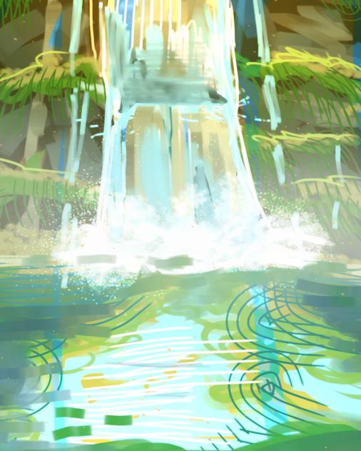 practicing backgrounds ^^ - ibisPaint