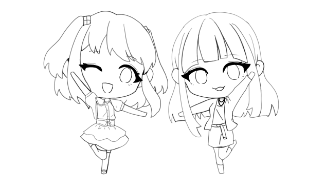 のあえと！(塗り絵)